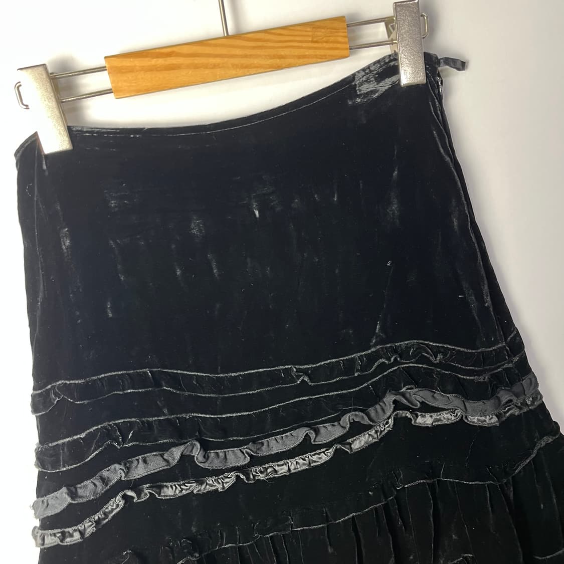 [Lolita Lempicka] 오리엔탈 셔링 벨벳 미디스커트 상품이미지2