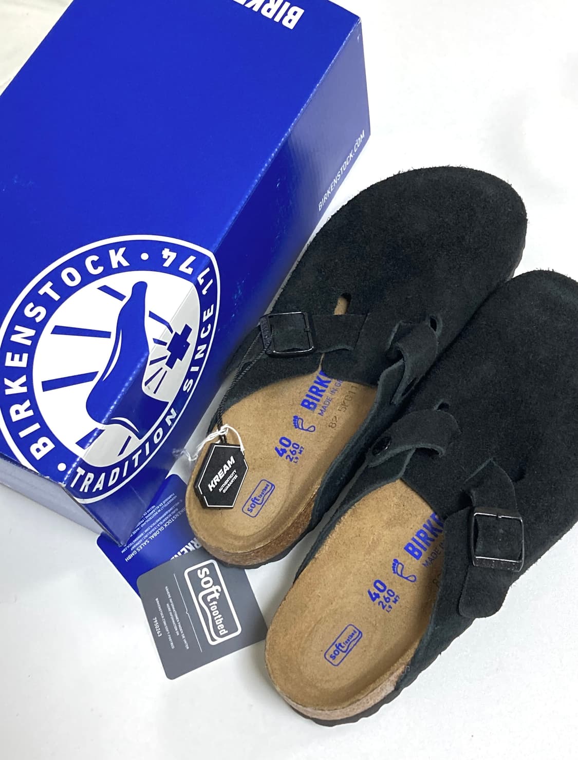 버켄스탁 보스턴 블랙 새상품 팔아요 (260) 상품이미지1