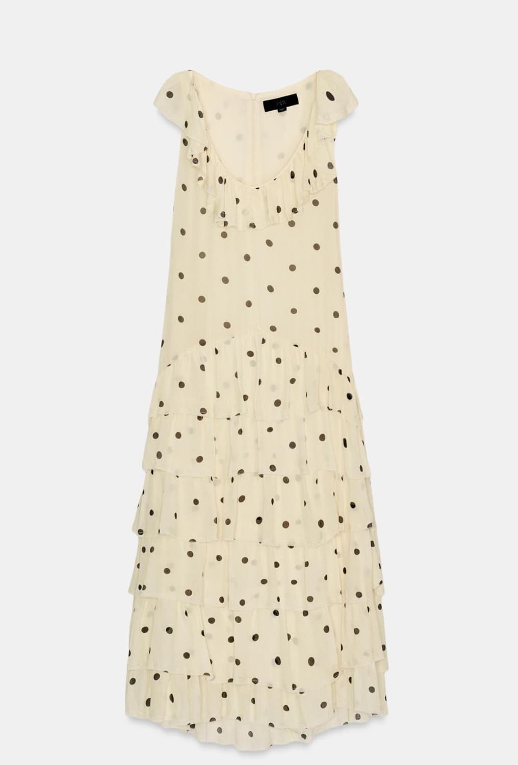 당일배송) 자라 폴카 도트 러플 원피스 xs사이즈 상품이미지3