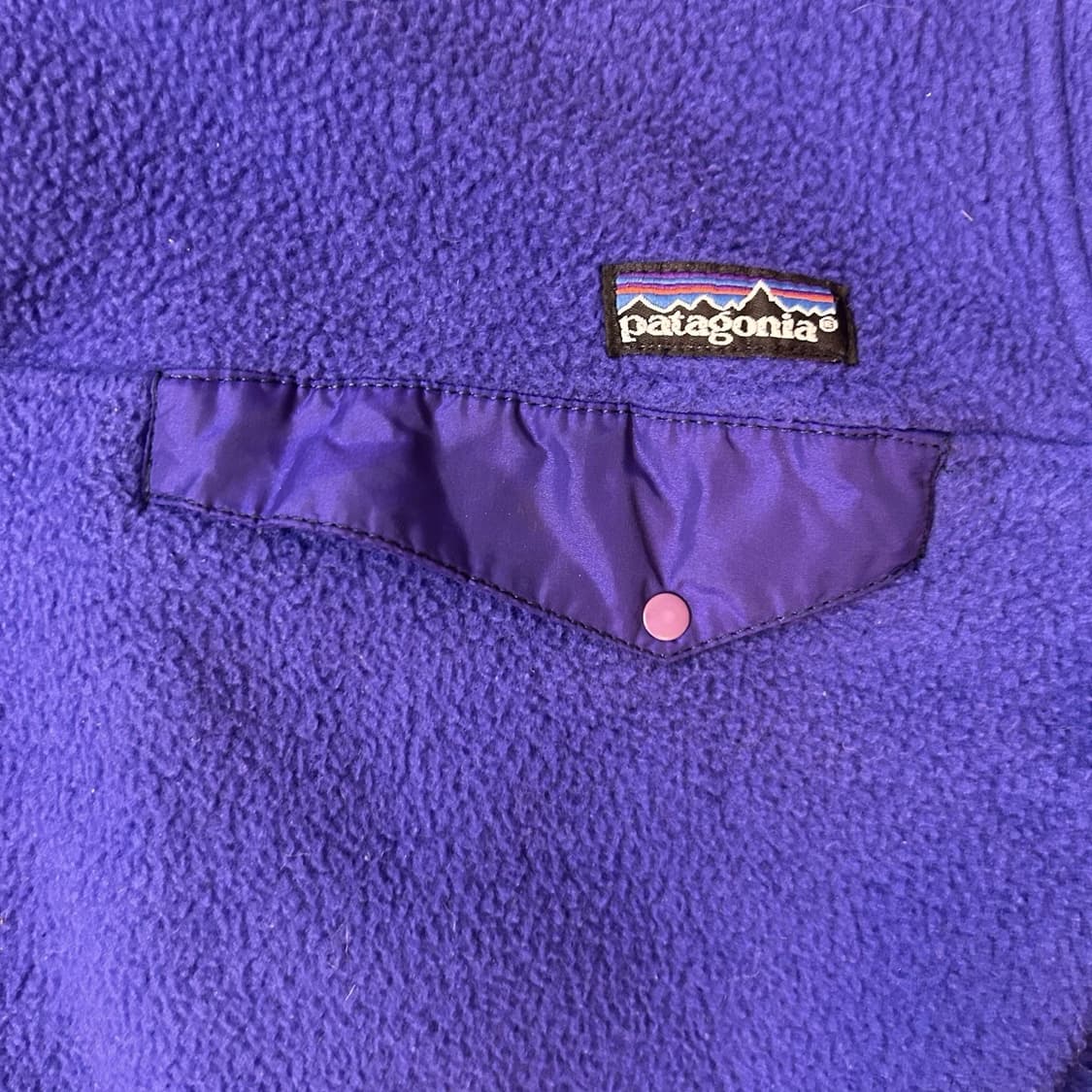 90s 파타고니아 신칠라 스냅-T 블루 자메이카 상품이미지3