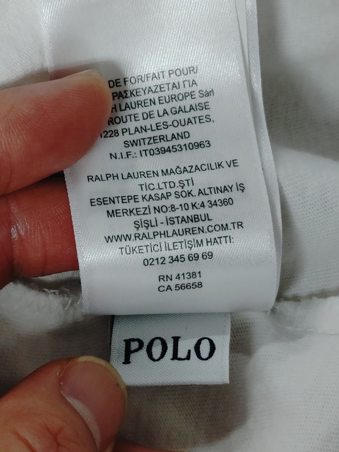 POLO RALPHLAUREN 폴로랄프로렌 반팔티(흰곤2)
 상품이미지9