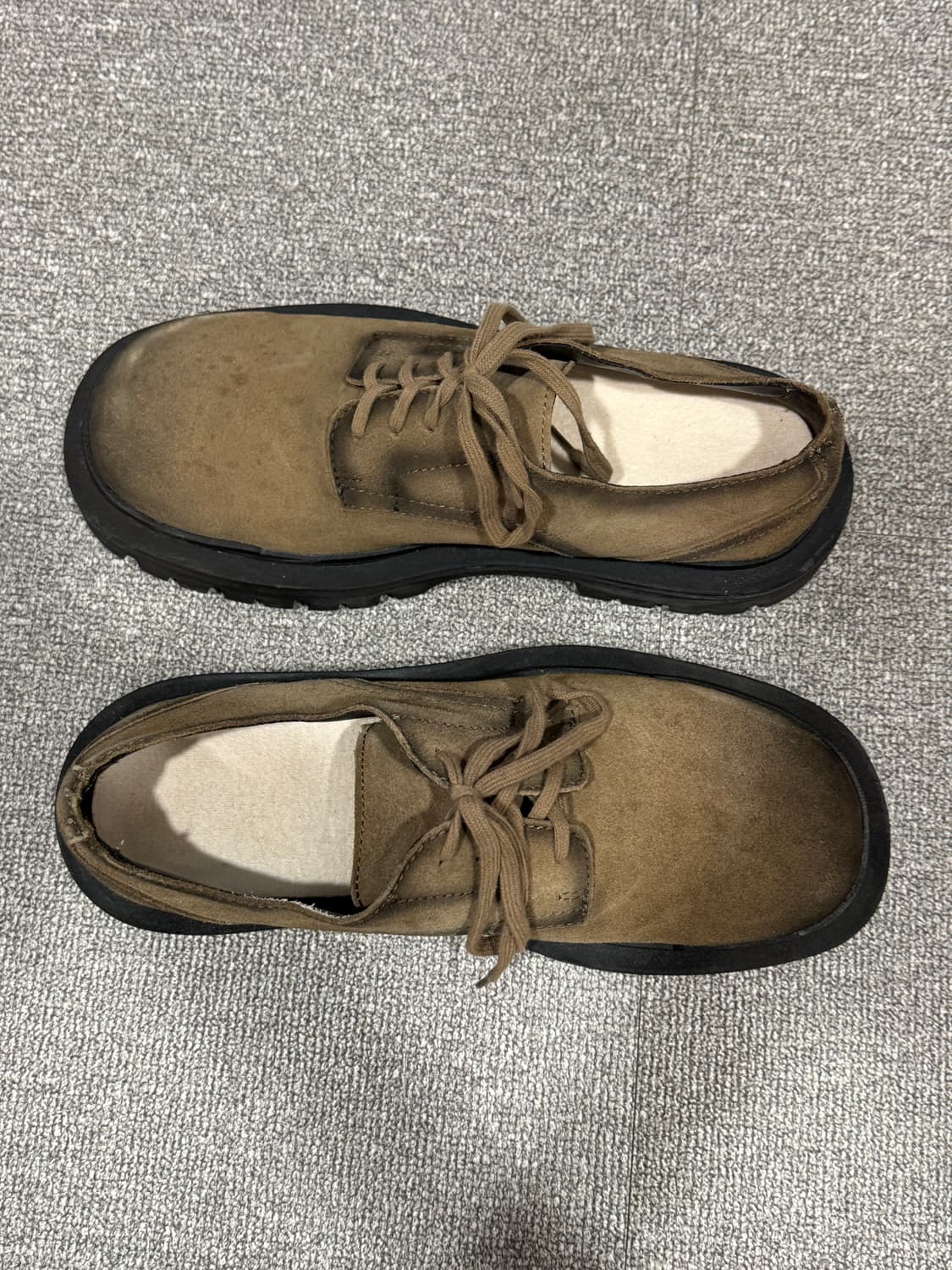 자라 스웨이드 워싱 더비 슈즈 43 상품이미지2