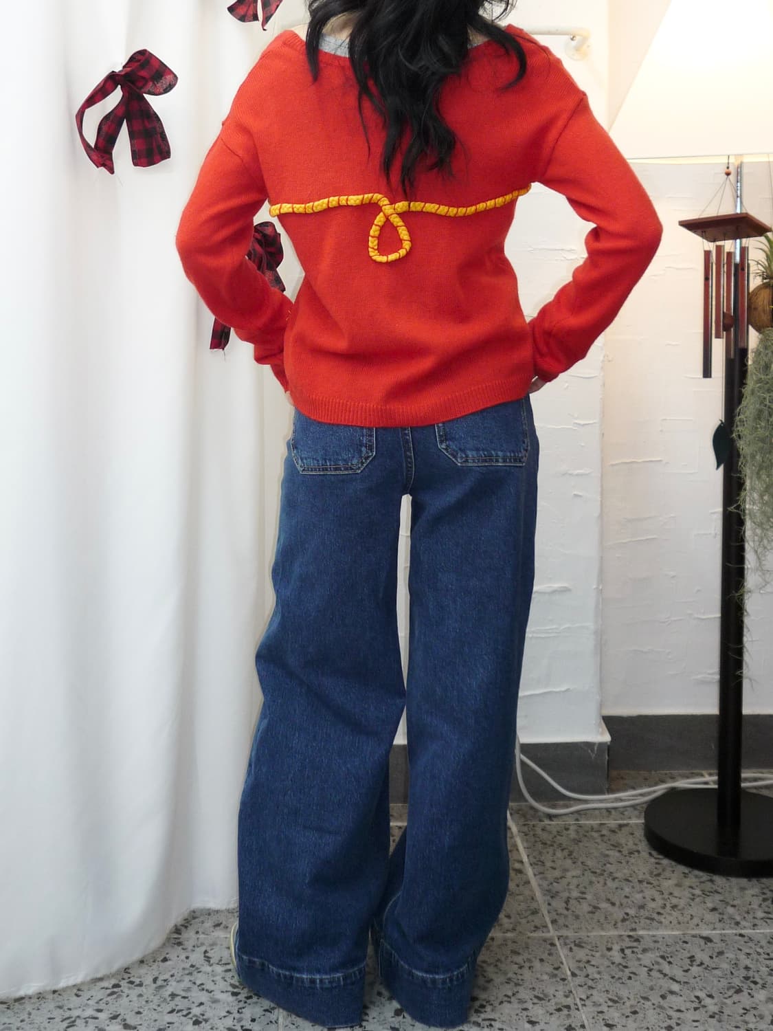 lope line red knit 상품이미지4