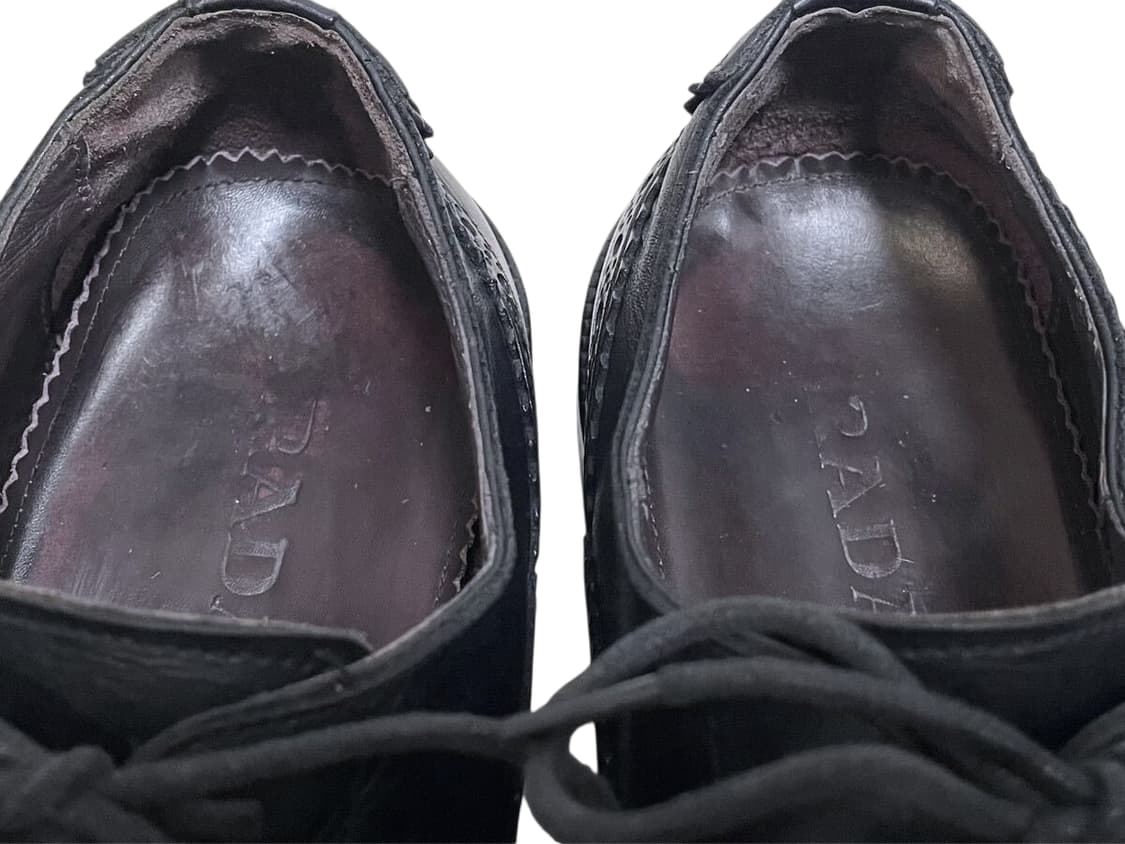 프라다 레더 더비슈즈 상품이미지6