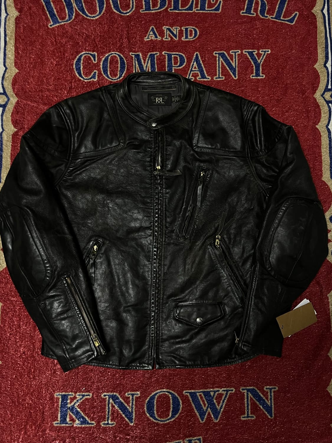 RRL 레더 모토 자켓  상품이미지2
