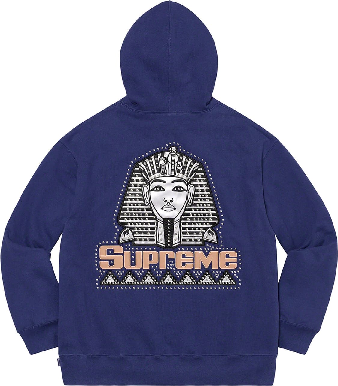 슈프림 파라오 스터디드 후드 네이비 SS (미착용) 상품이미지1