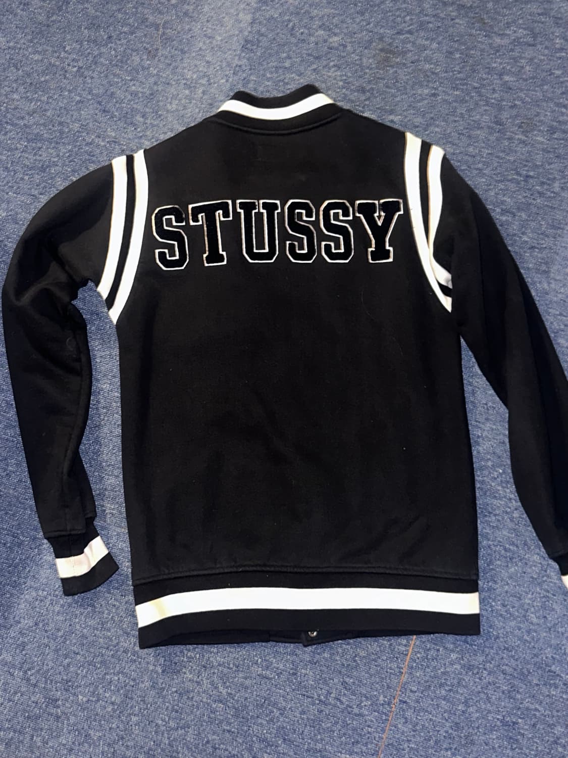 스투시 크라운로고 바시티 자켓 상품이미지2