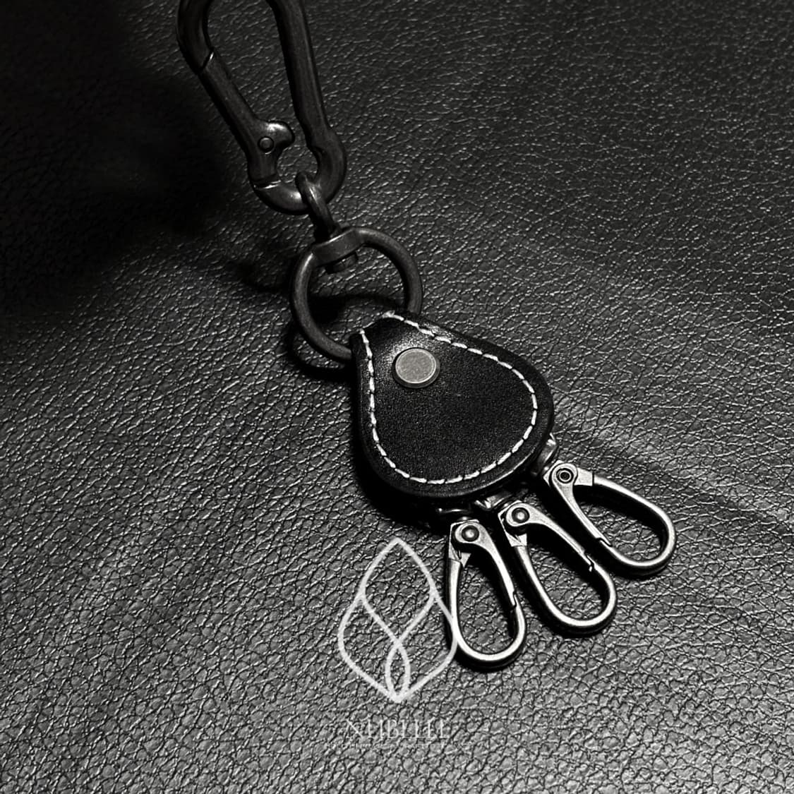 🌗 Vintage leather keyring / 빈티지 소가죽 키링 상품이미지1