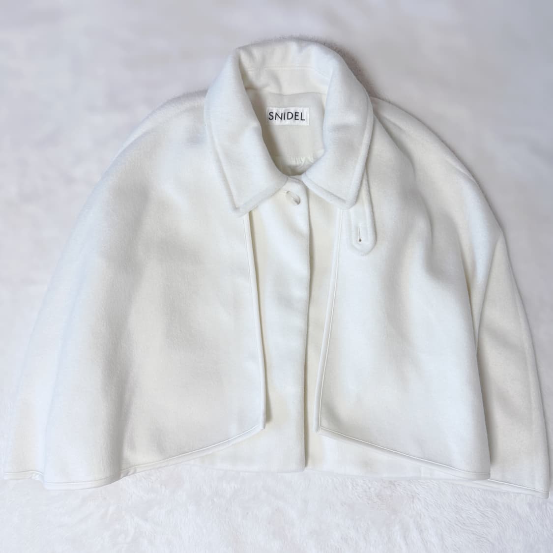 SNIDEL 히메갸루 오네갸루 달천깔 바닐라 케이프 코트 ≽^•⩊•^≼ 상품이미지1