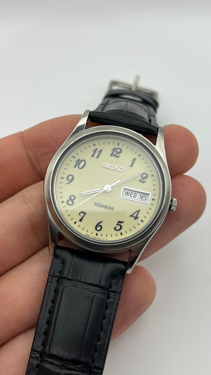 세이코 빈티지 티타늄 데이데이트 상품이미지2