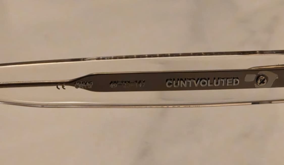 [정품] Chrome Hearts 클리어 솔 대거 안경 상품이미지6