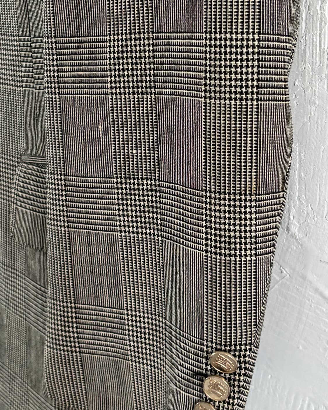 Burberry 버버리 체크패턴 더블 블레이저 상품이미지6