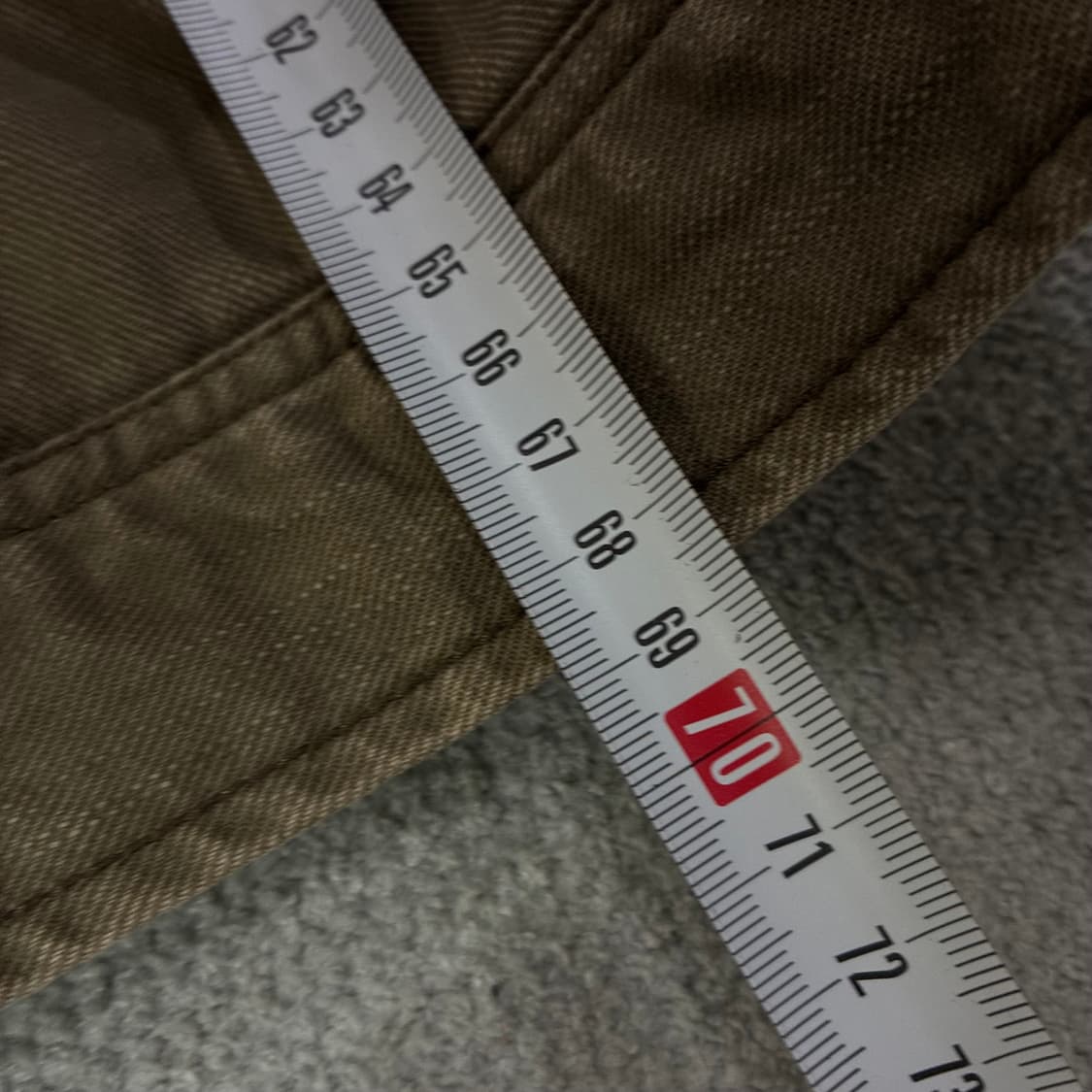 SHANEJEANS 카키색 남성 면 자켓 y2k 95-100 상품이미지5