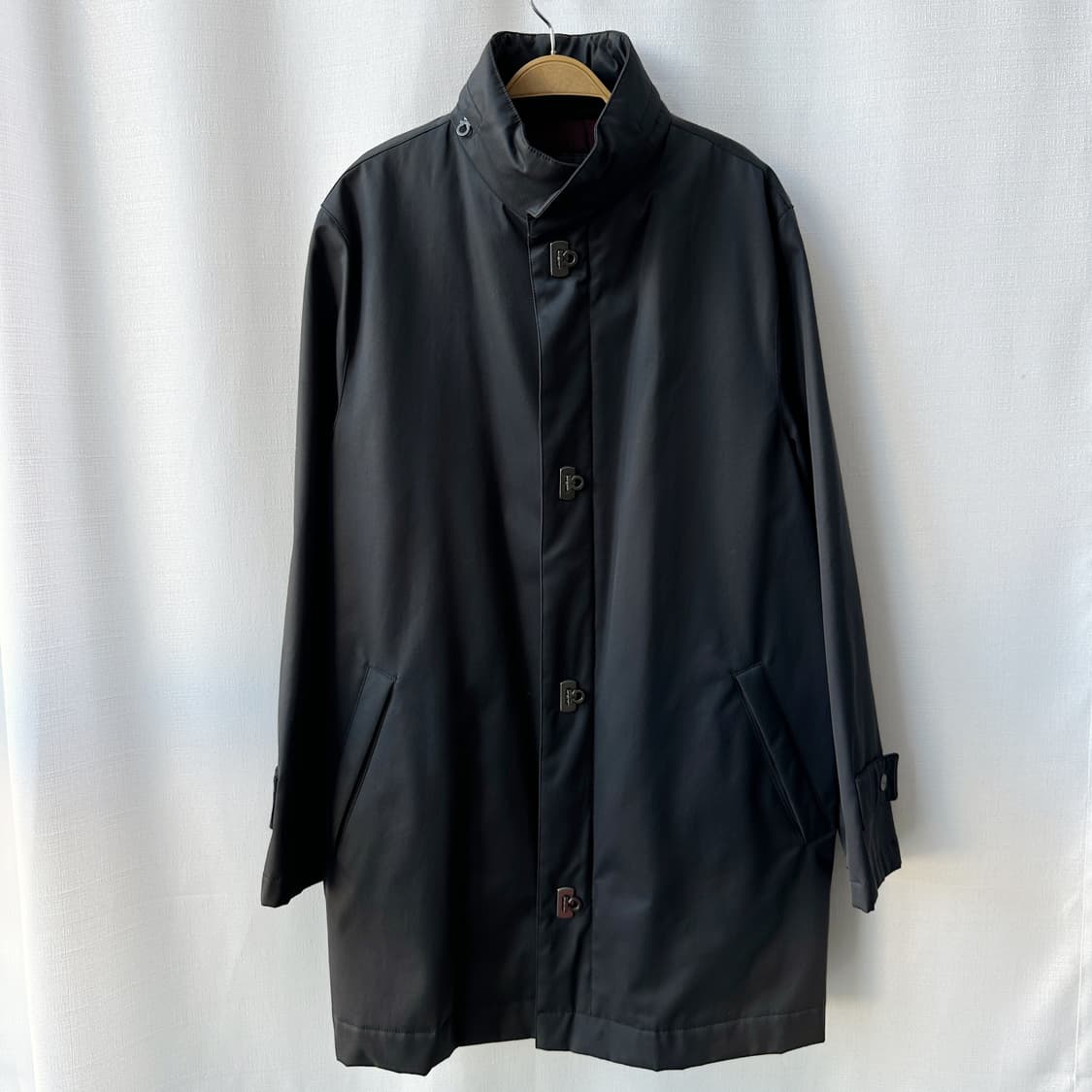 살바토레 페라가모 윈터프루프 간치니 코트 블랙 48 상품이미지1