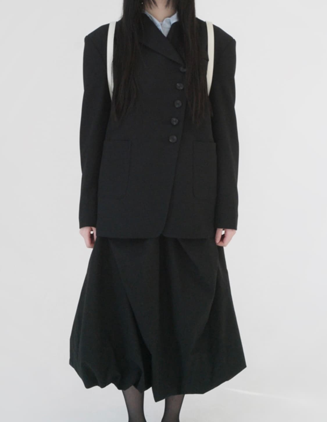 porter unbalance jacket (검정자켓) 상품이미지3