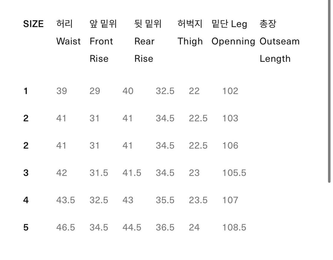 오어슬로우 퍼티그 오리지널 핏 4사이즈 상품이미지5