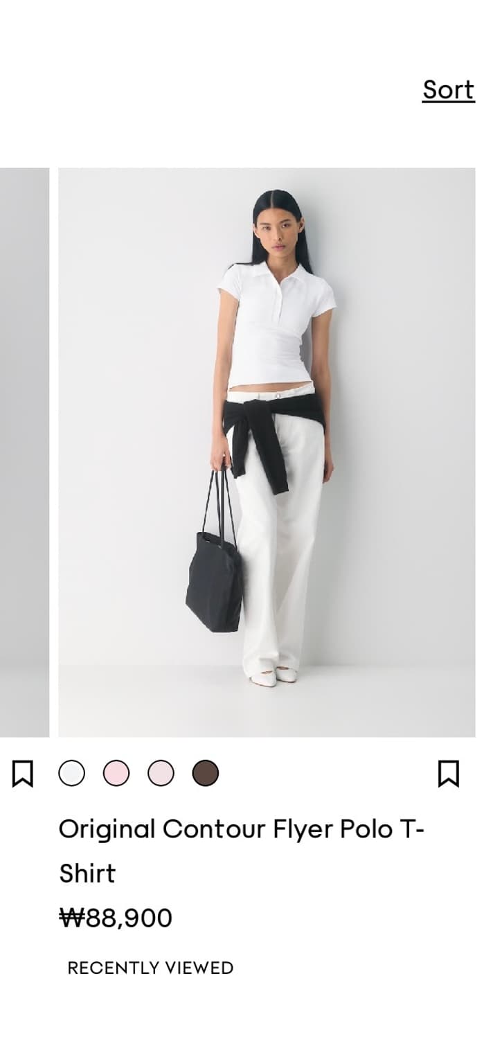 아르티지아 컨투어 폴로 티셔츠 xs 상품이미지3