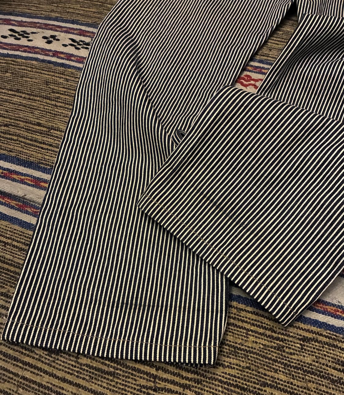 (31~32)코지마진즈 13oz 히코리 스트라이프 카고 데님팬츠 상품이미지8