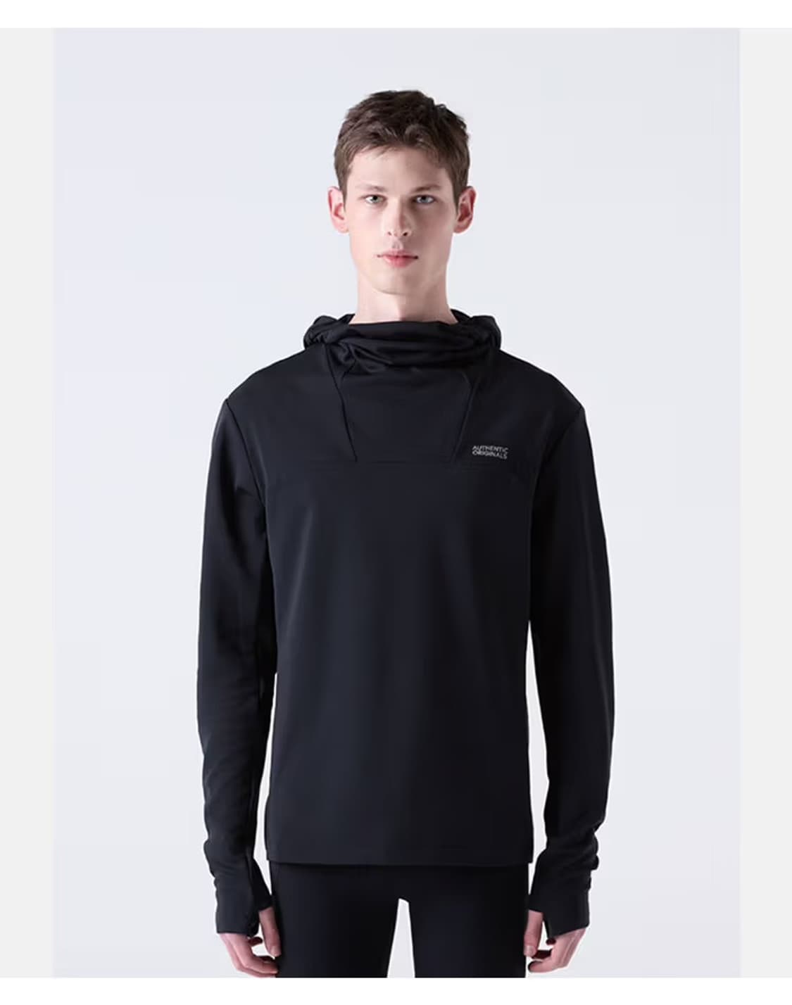 데상트 / 러닝 후드 바라클라바 풀오버 상품이미지3