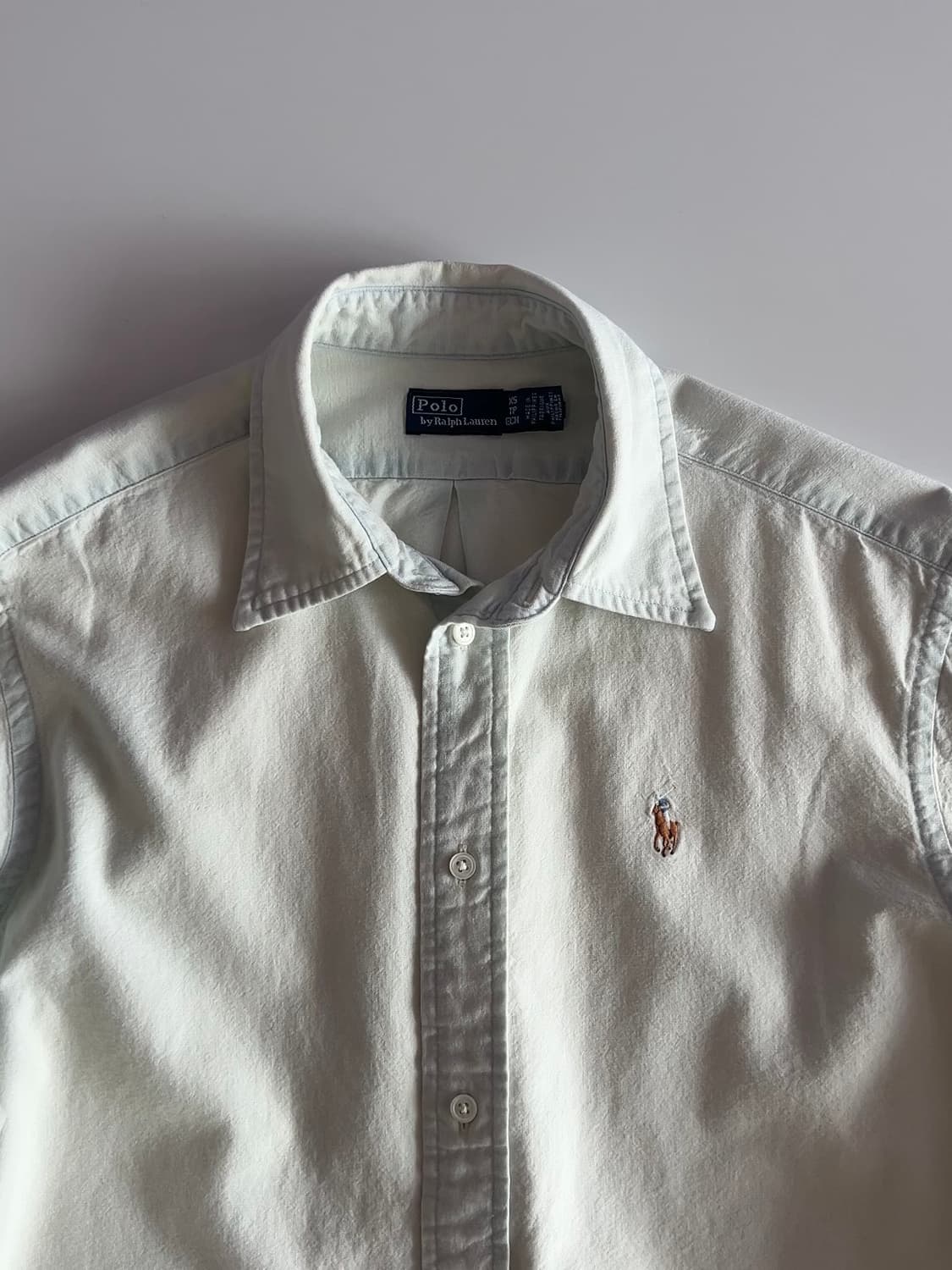폴로 랄프로렌 릴랙스핏 샴브레이 데님 셔츠 XS  상품이미지2