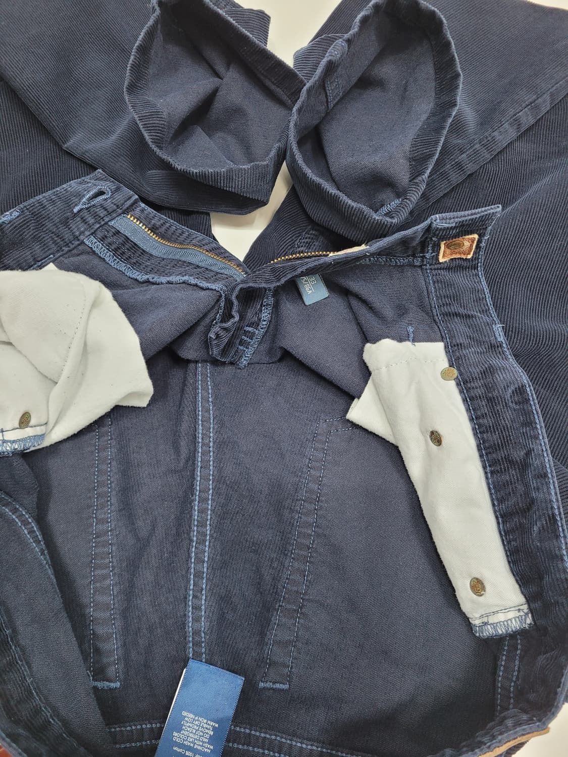 POLO 폴로 랄프로렌 코듀로이 팬츠 / 남 33 (추천31~32)네이비 상품이미지7