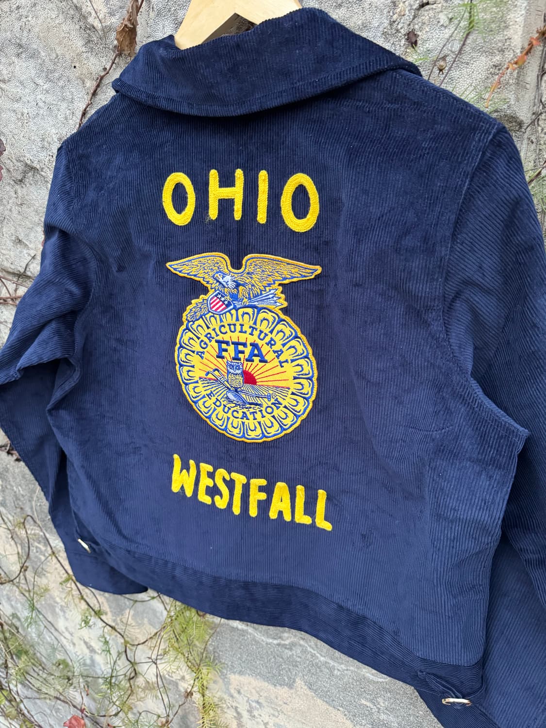 FFA 자켓 미국 농업학교 ohio 체인스티치 코듀로이 빈티지 자켓 상품이미지4