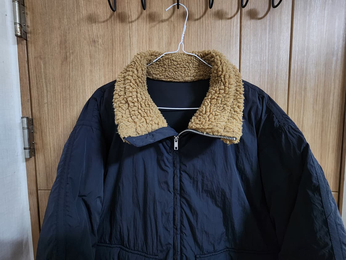 (M)여성 에잇세컨즈 부클 카라 패딩 점퍼 상품이미지2