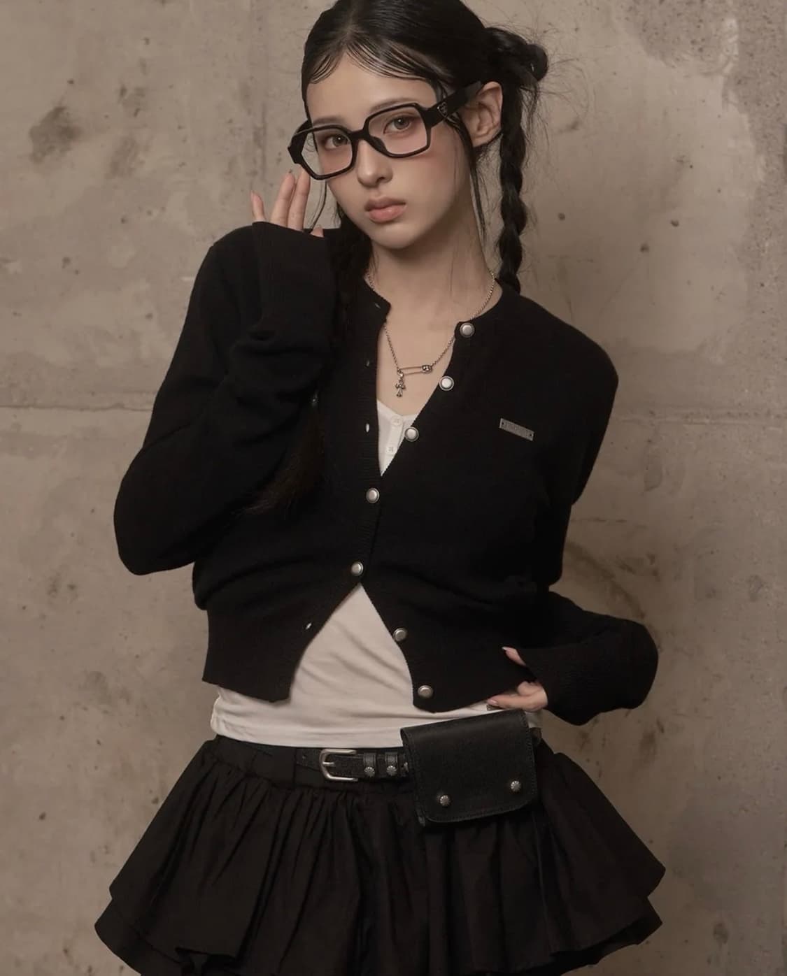 카키포인트 가디건 Signature Knit Cardigan 상품이미지1