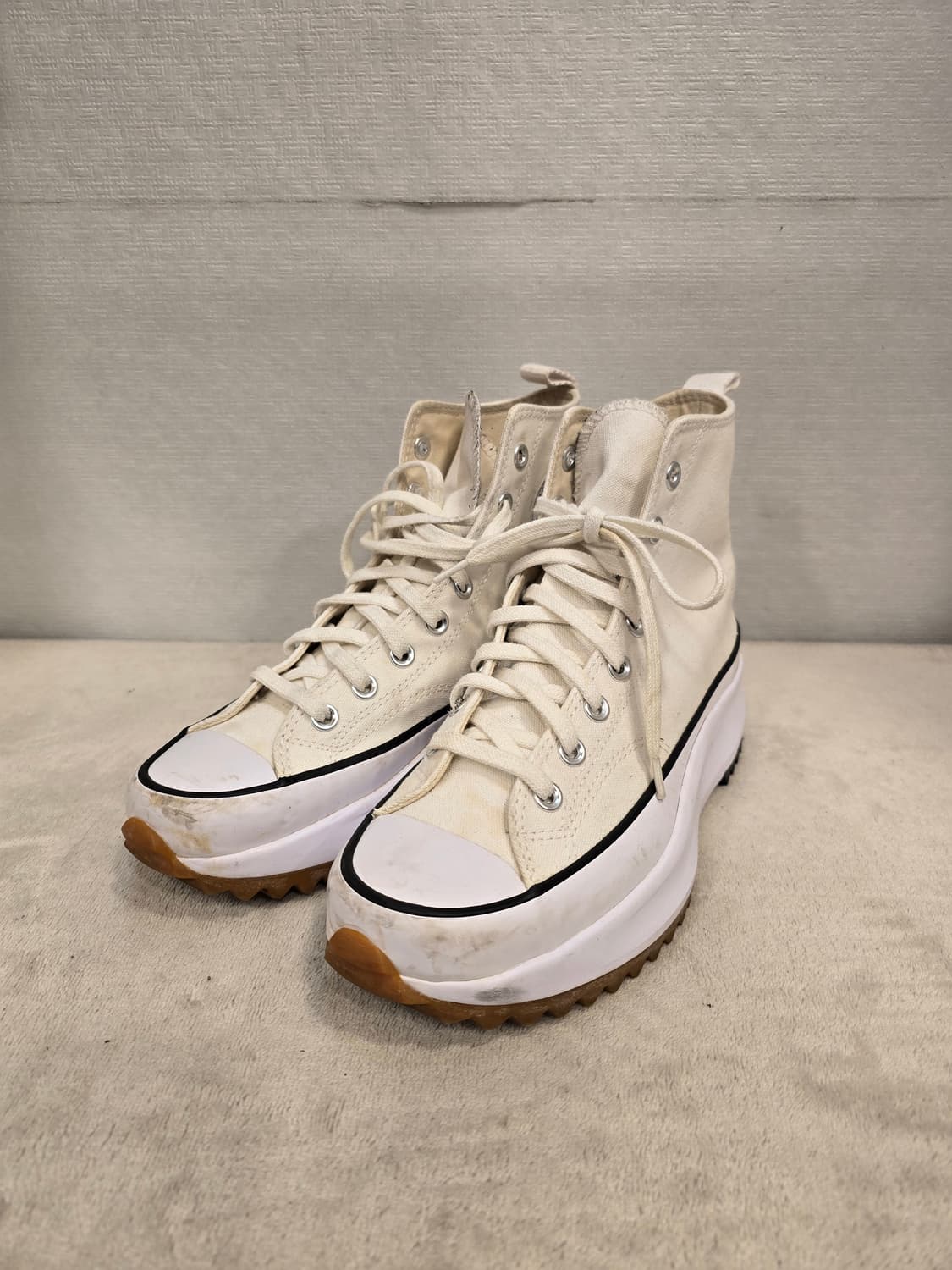 컨버스 런스타 하이크 아이보리 하이 스니커즈 265 상품이미지1