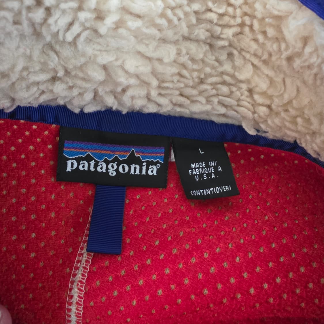[L] 빈티지 파타고니아 USA 딥파일 플리스 오트밀 상품이미지7