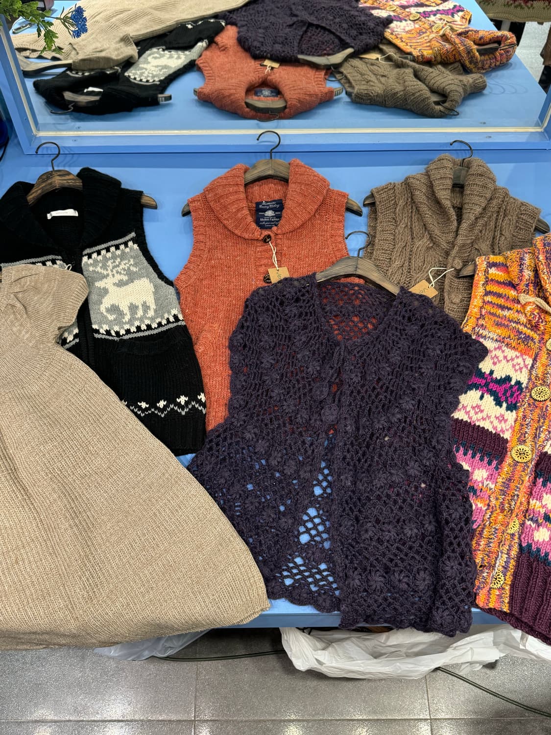 일요일까지만) 니트조끼 일본빈티지 장당7천원 상품이미지1