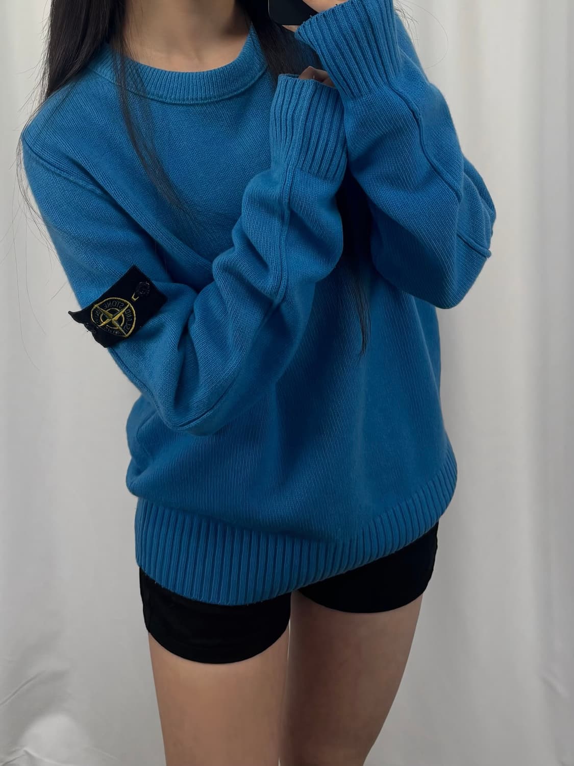 스톤아일랜드 블루 니트 상품이미지1