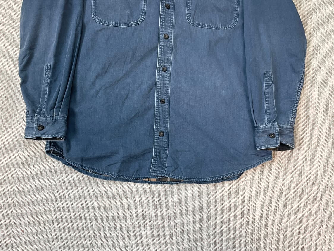 엘엘빈 페이딩 체크 라이닝 워크 데님 셔츠 자켓 J03570 상품이미지2