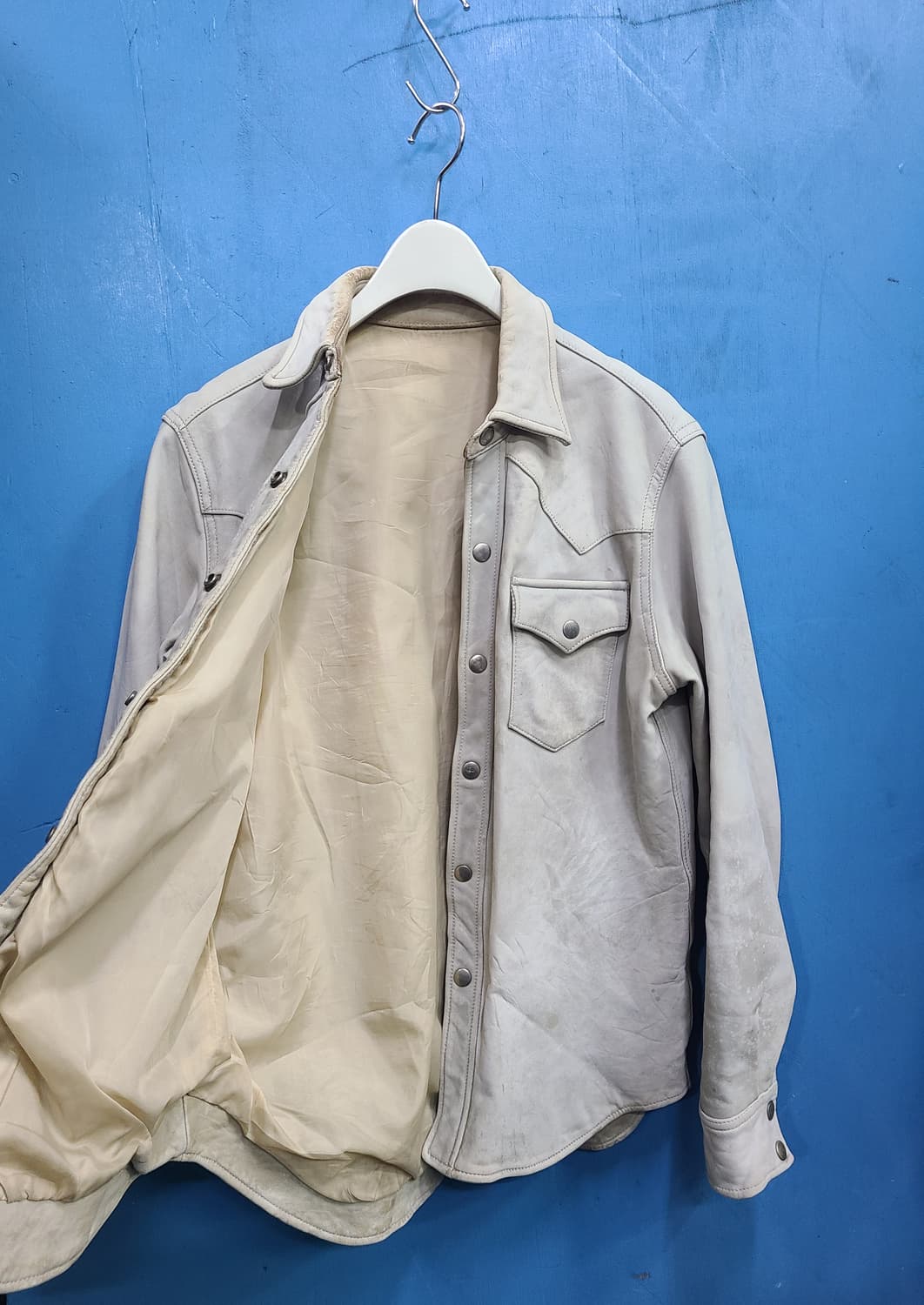 일본빈티지 말가죽웨스턴셔츠 상품이미지4