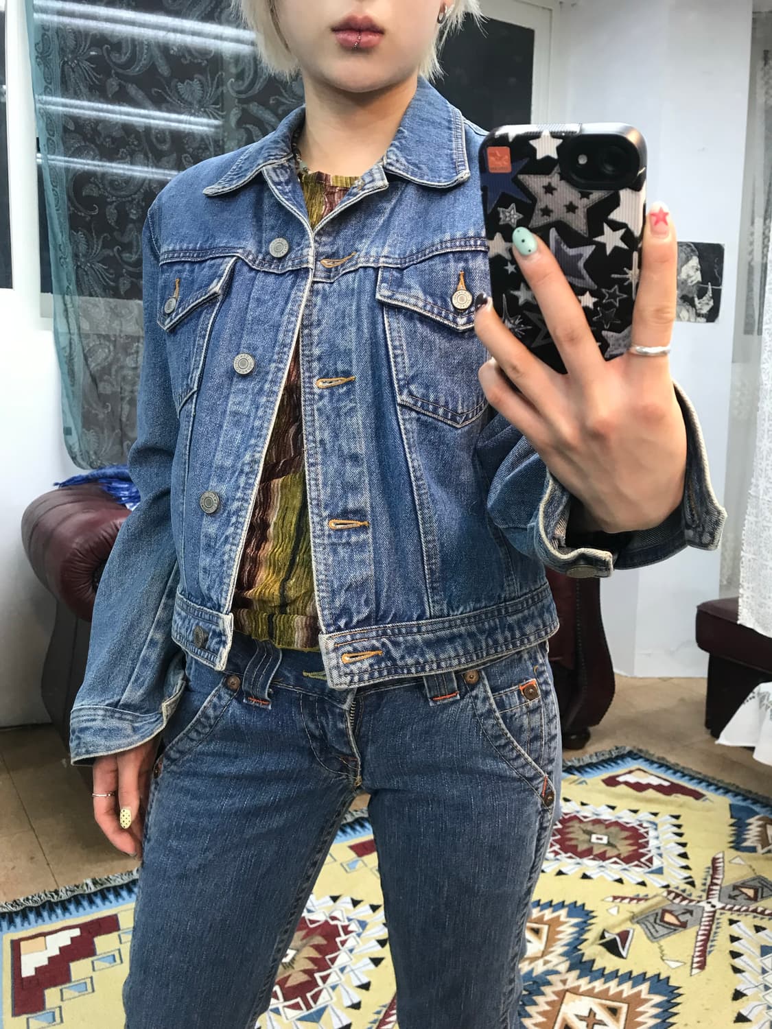 갭 빈티지 여성 데님 트러커  상품이미지3