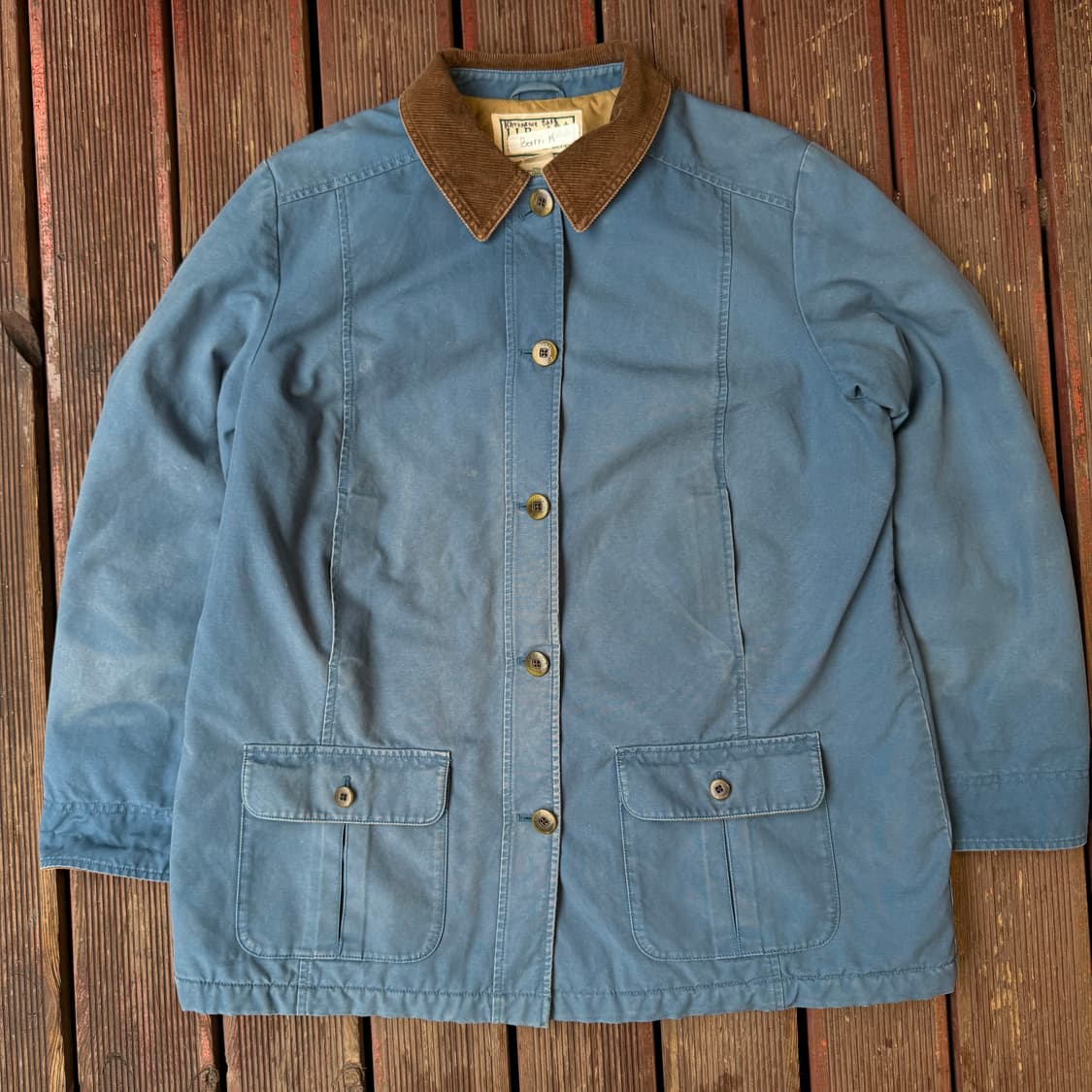 LLBean 안감 퀼팅 초어자켓 스카이 상품이미지1