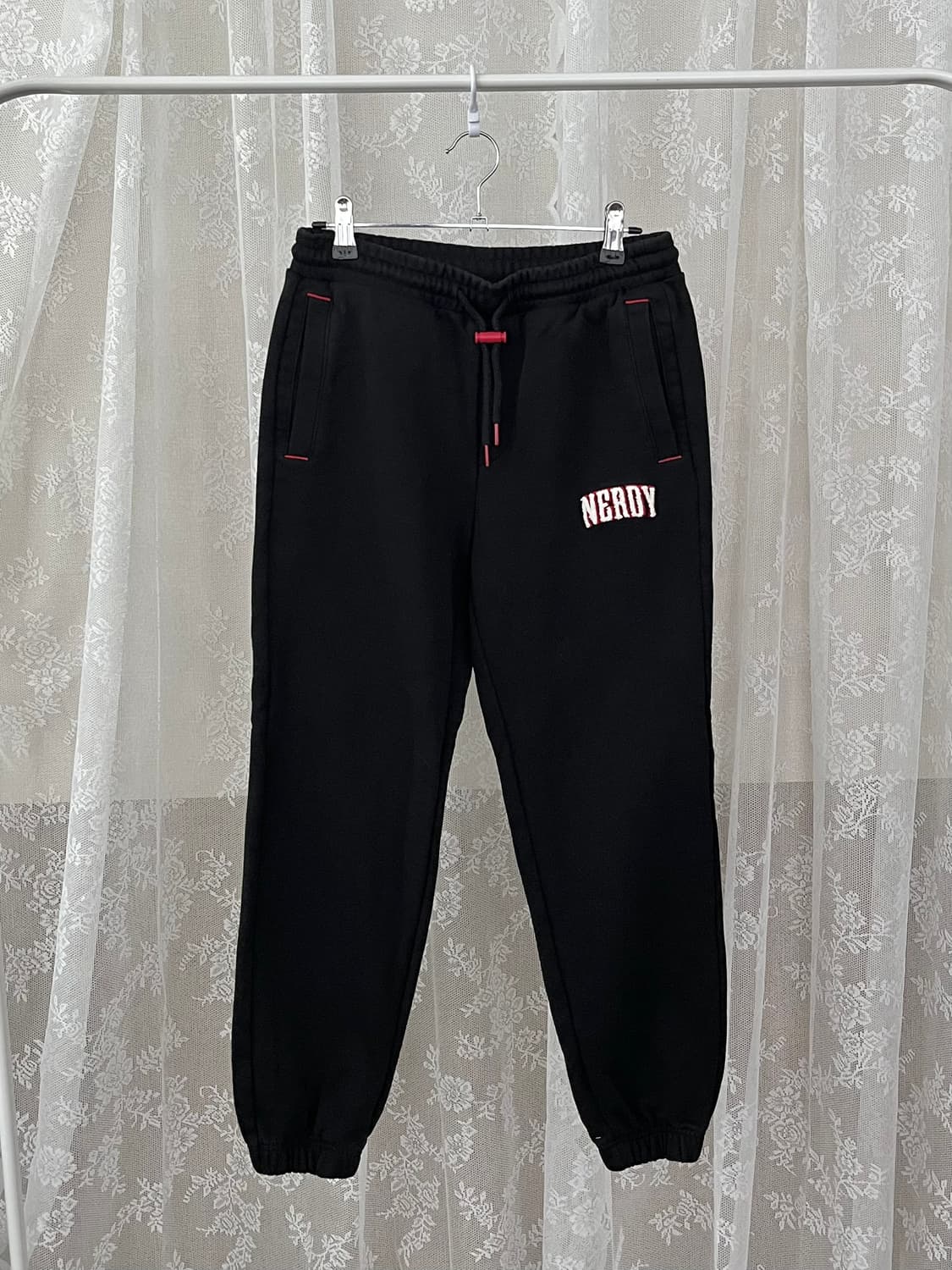 XS) 널디 트레이닝 팬츠 조거 블랙 상품이미지1
