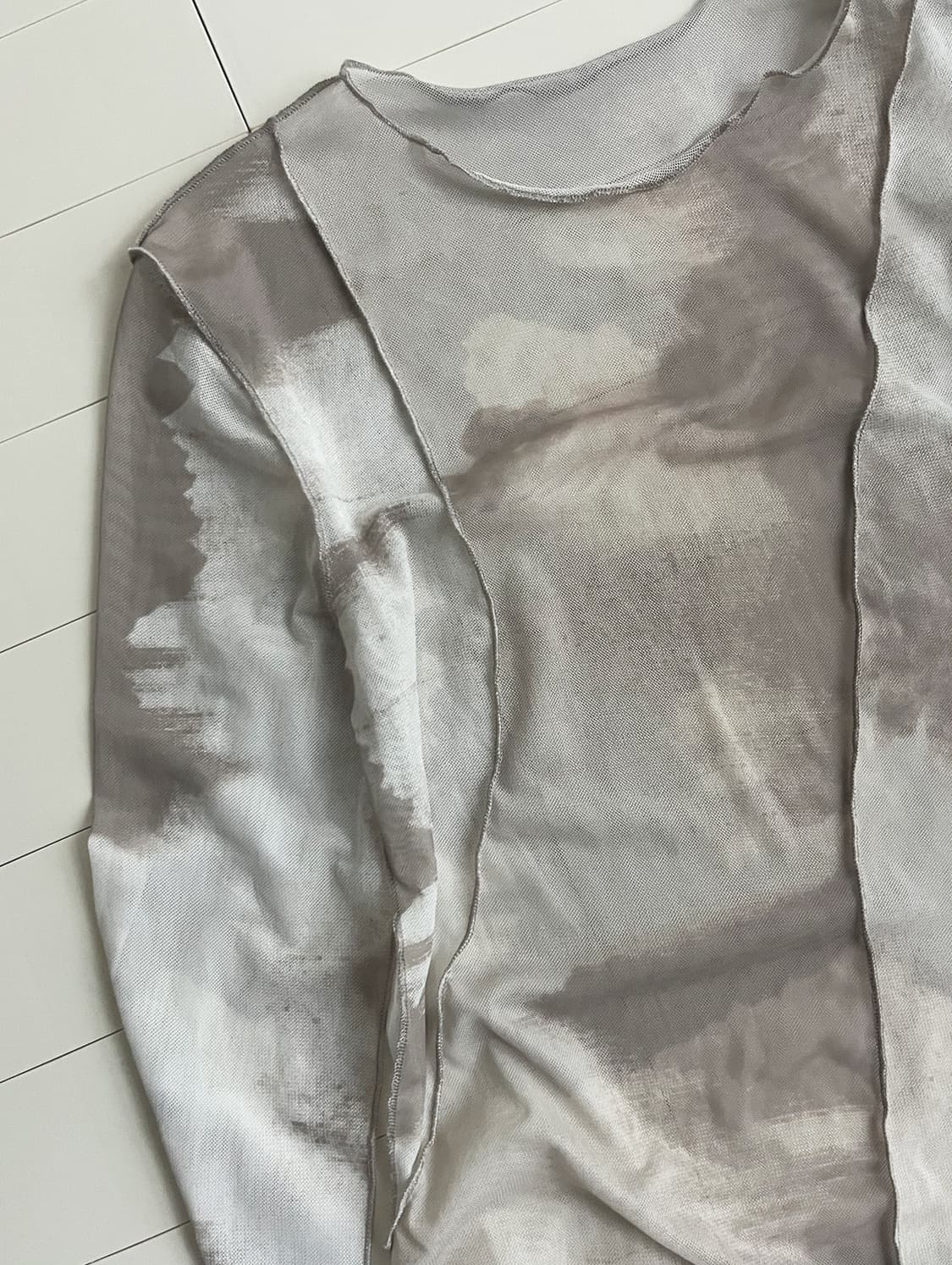 vintage autumn mesh top 상품이미지2