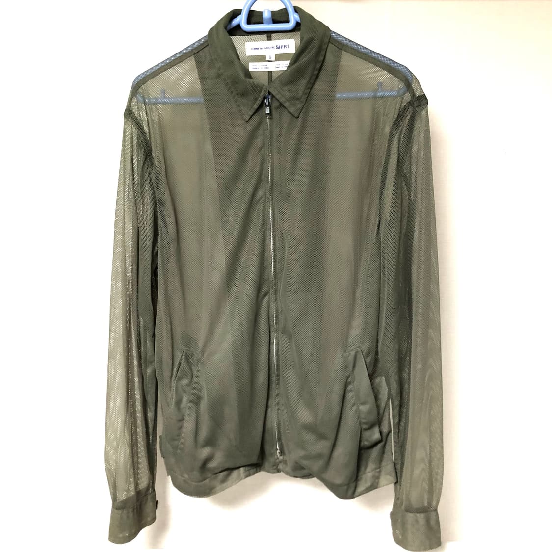 꼼데가르송셔츠 메쉬 블루종 상품이미지1