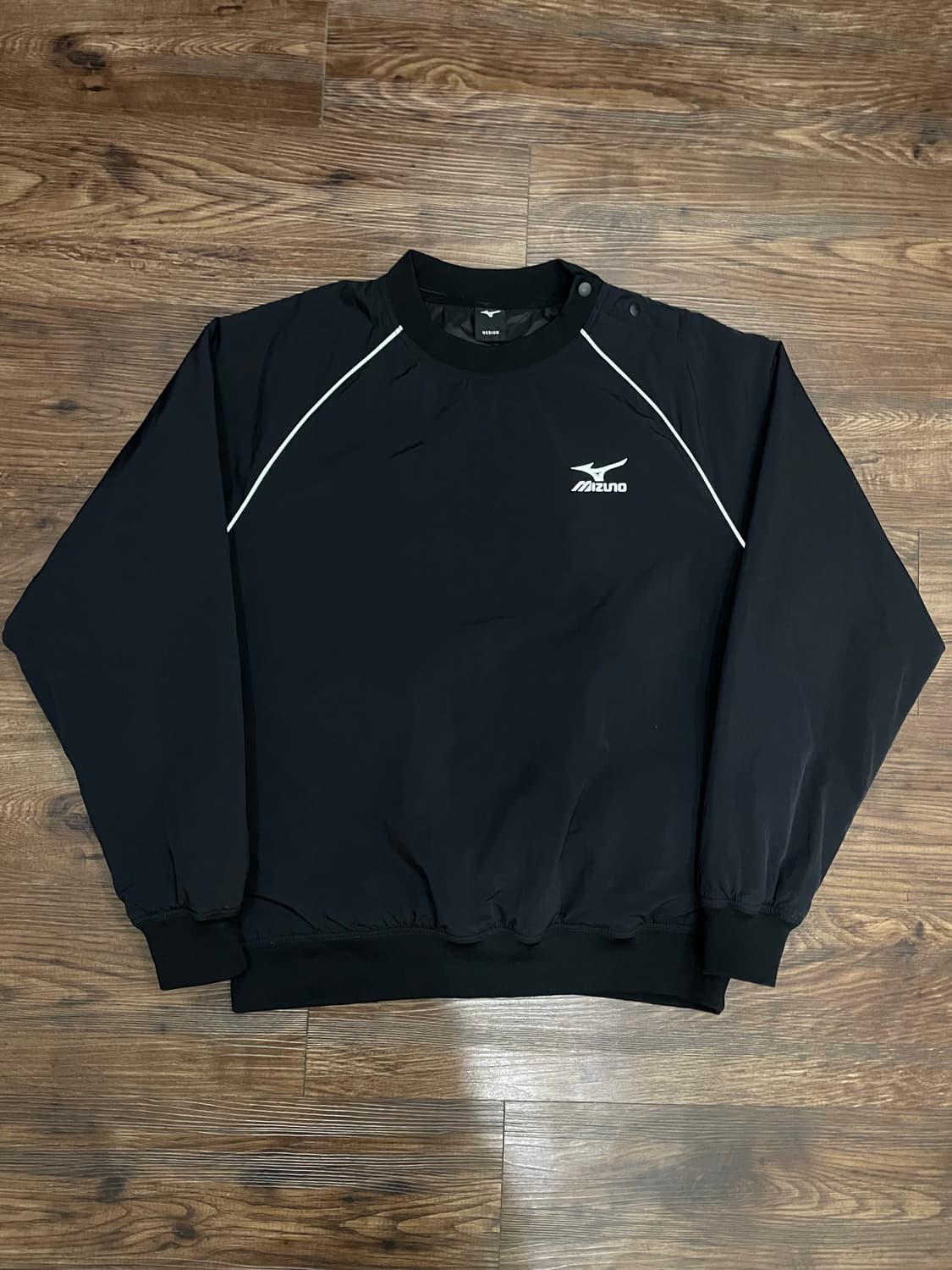 미즈노 MIZUNO 패딩 피스테 웜업 블랙 상품이미지3