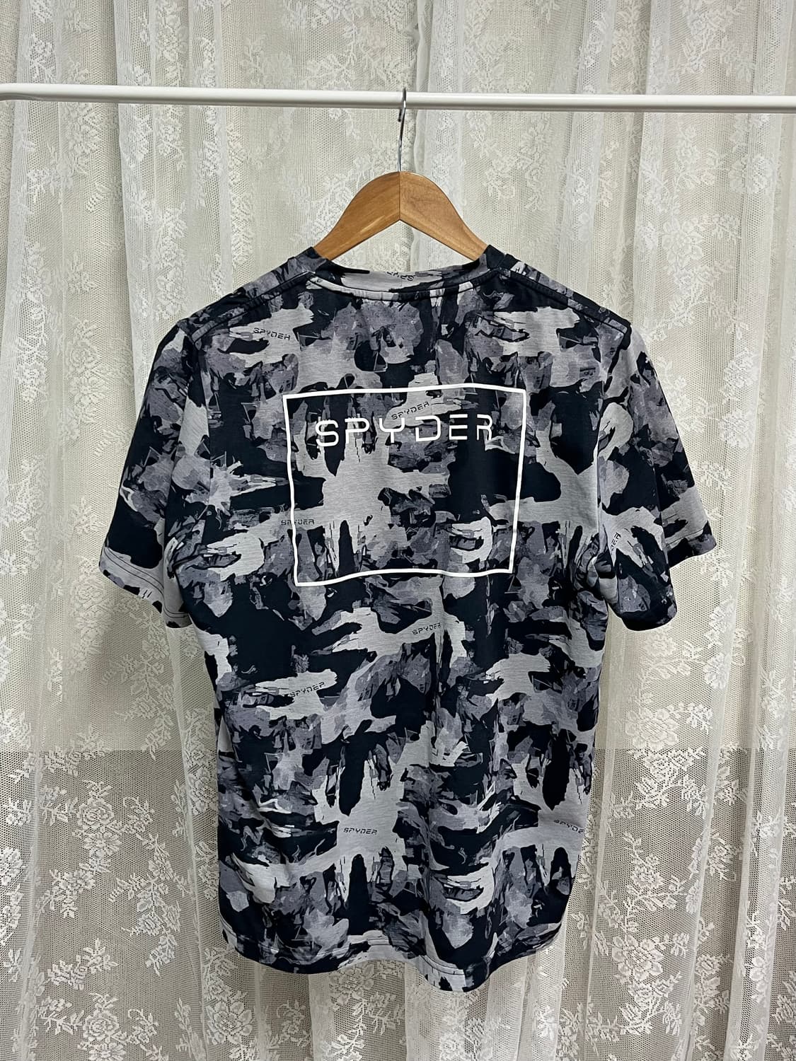 L) 스파이더 그래픽 반팔 티셔츠 그레이 상품이미지2