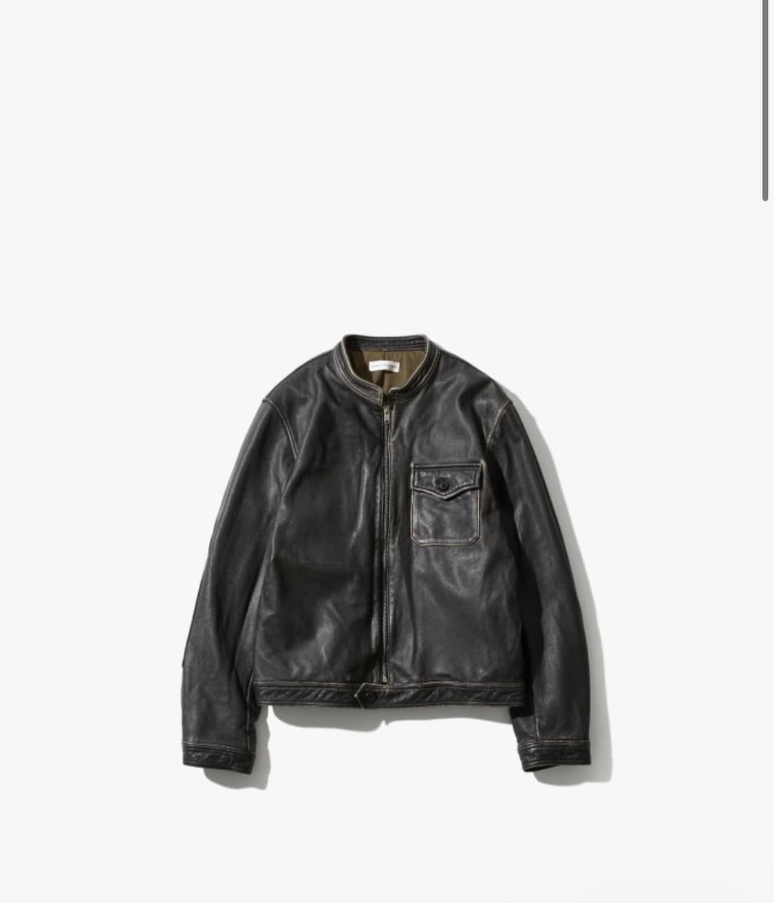 오토매틱포더피플 메카닉 레더 자켓 1사이즈 상품이미지1