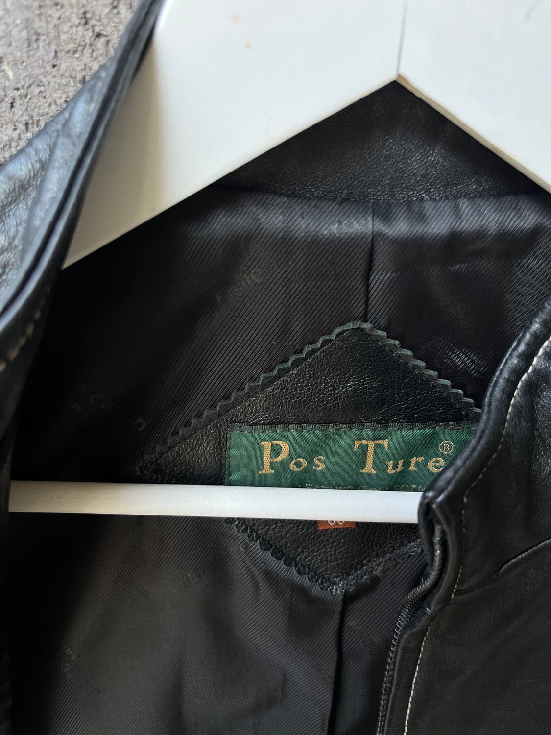 Pierre Cardin 피에르가르뎅 스티치 양가죽자켓 상품이미지8