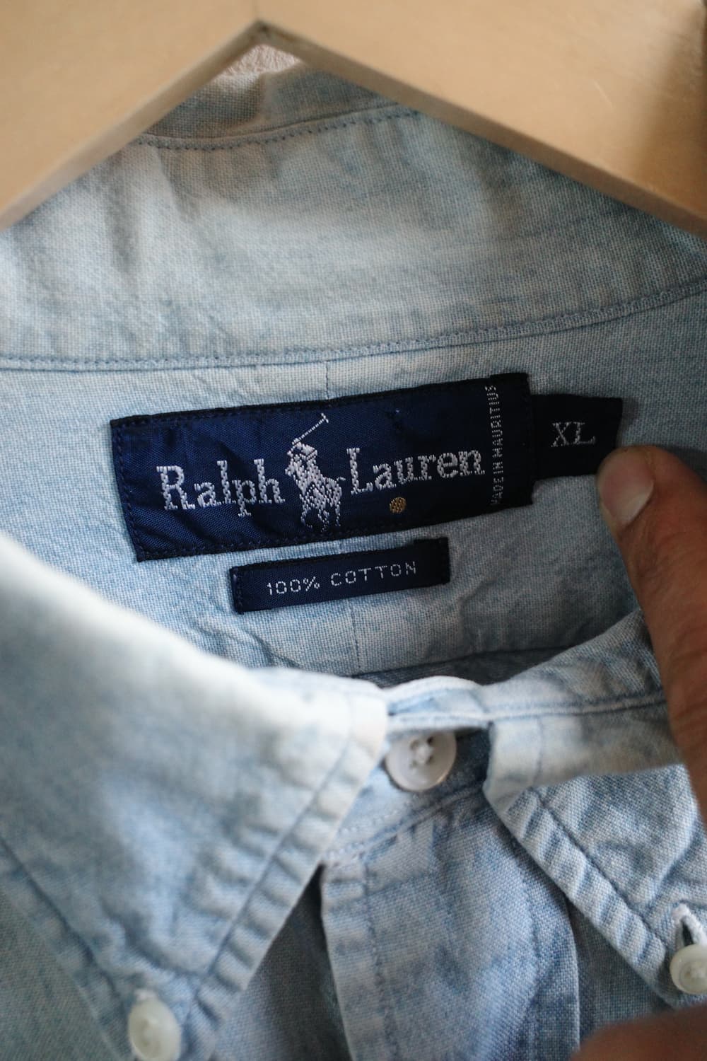 폴로 샴브레이 셔츠 상품이미지5