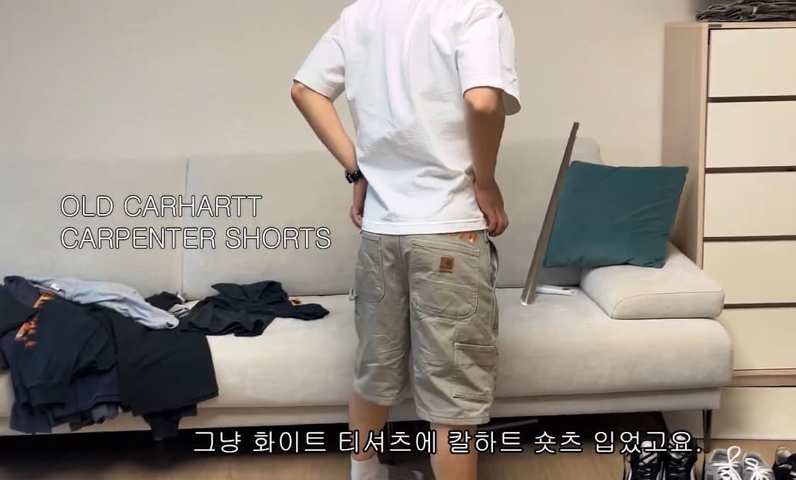 00s old carhartt carpenter shorts 상품이미지1
