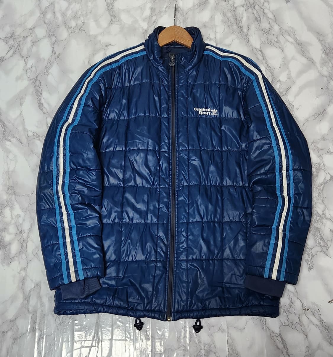 아디다스 삼선 빅로고 올드스쿨 경량 점퍼 자켓 상품이미지3