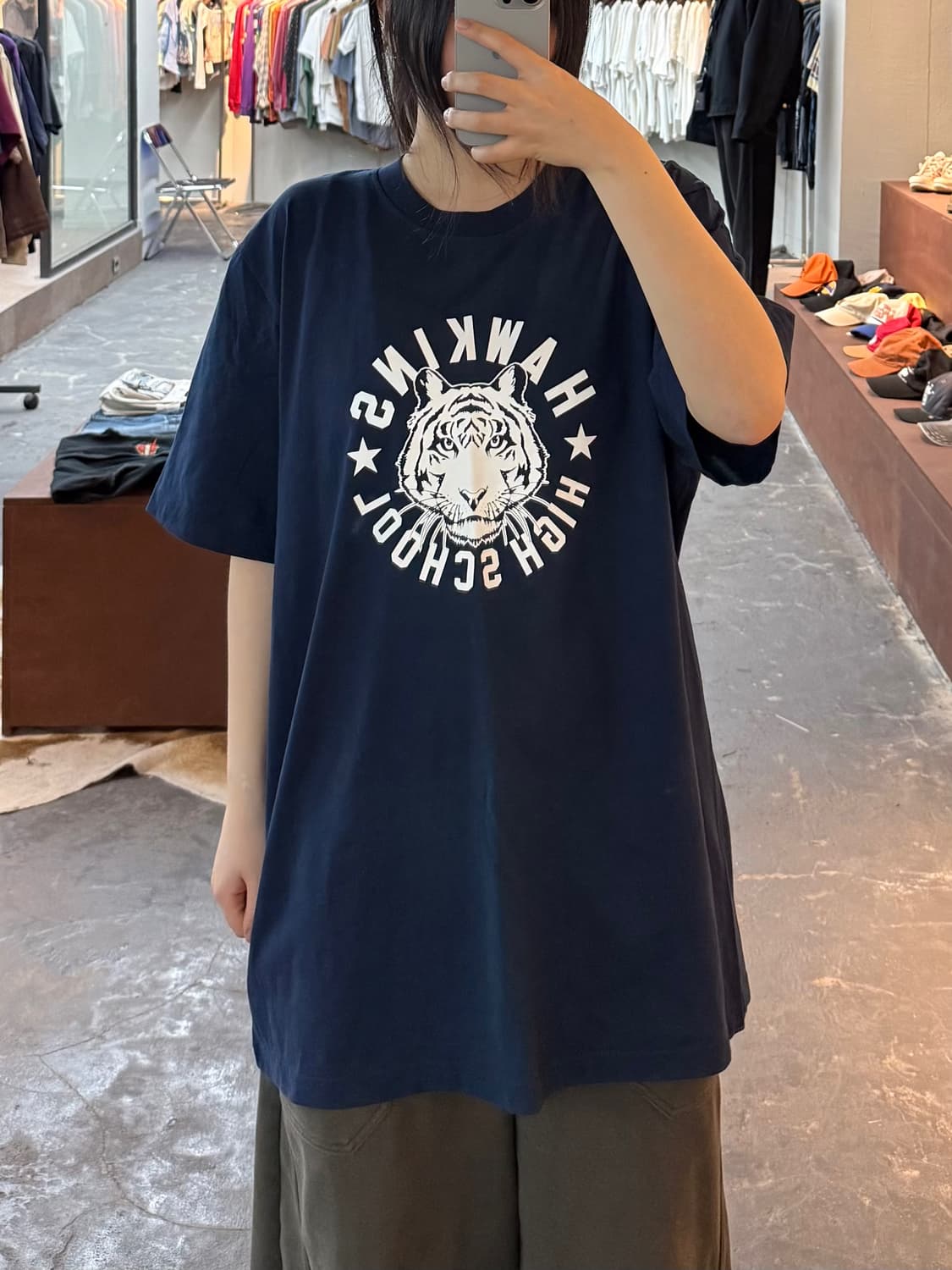 나이키 X 기묘한 이야기 NRG 네이비 반팔 H2890 상품이미지1