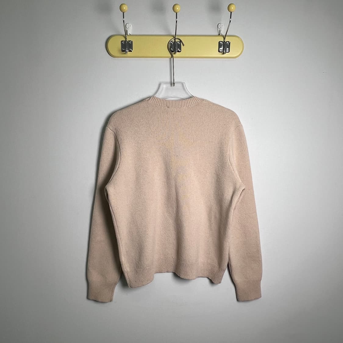 메종키츠네 그레이 폭스 헤드 패치 릴렉스드 울 니트 S 상품이미지2