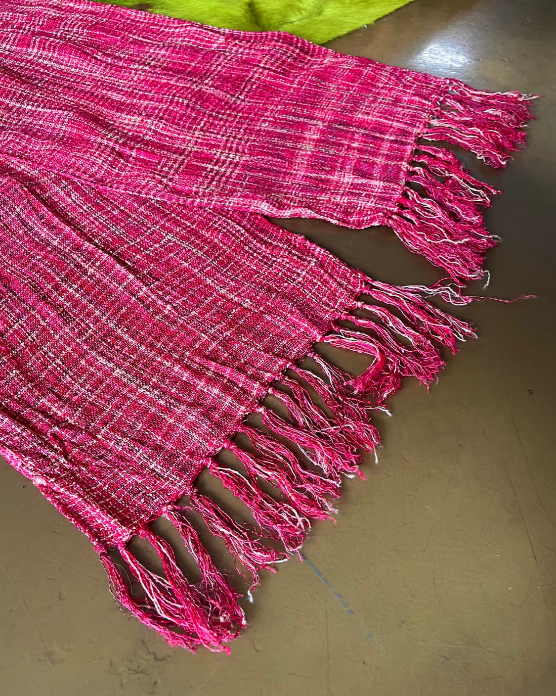 Jpn Vintage Tassel Trim Knit Long Scarf 상품이미지7