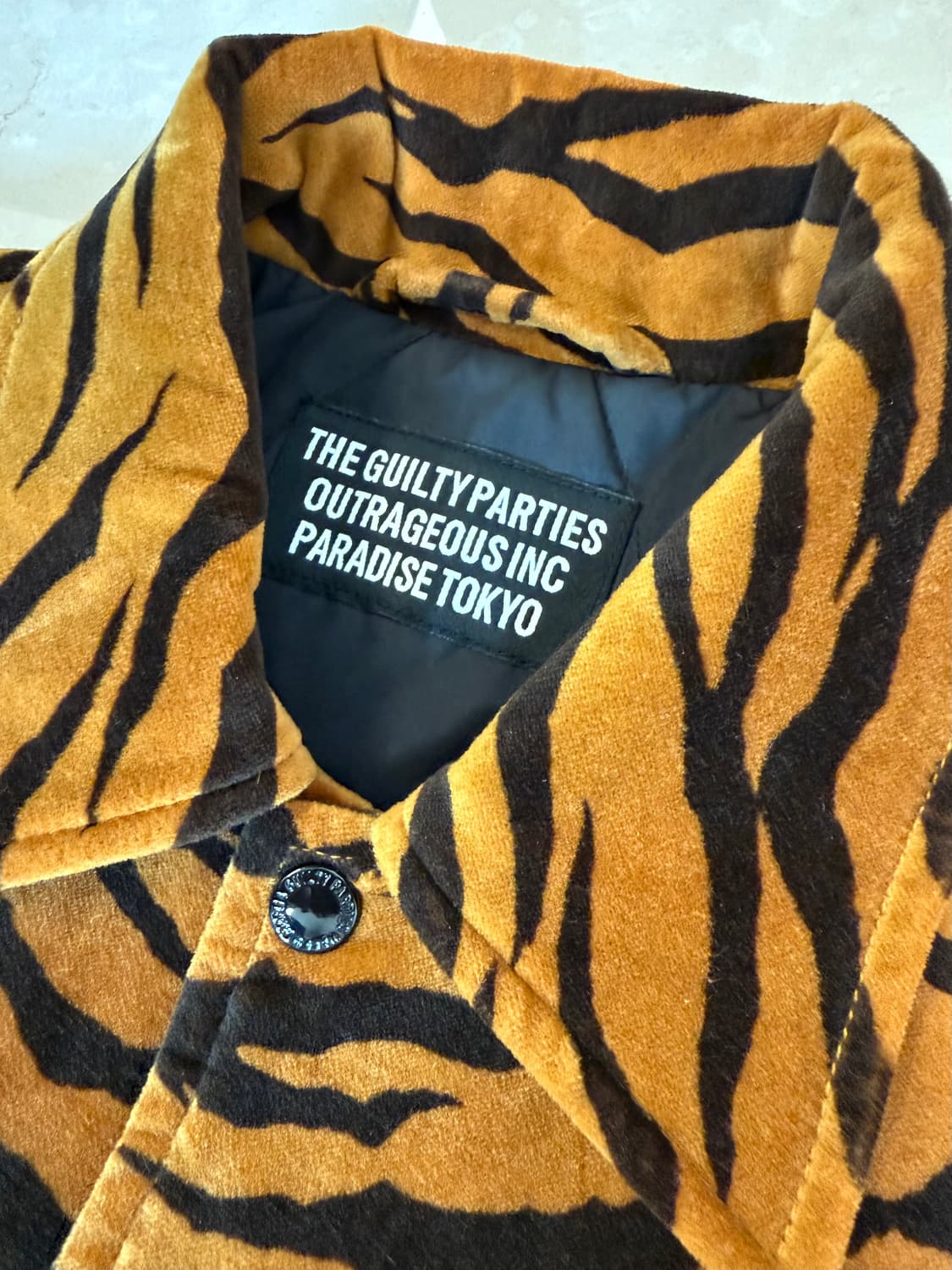 WACKO MARIA TIGER SKIN COACH JACKET 상품이미지3